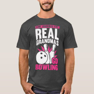 Bowling Player Grandma Bowler Großmutter-Geschenk T-Shirt