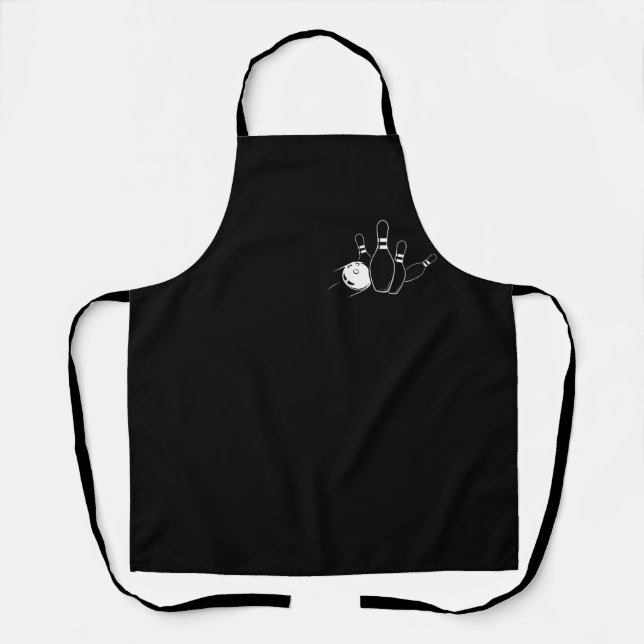 Bowling Pocket Style Sports Bowler Team Bowling Lo Schürze (Vorderseite)