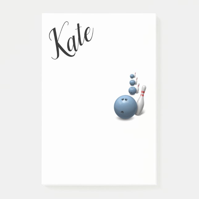 Bowling Post-it Notes (Devant)