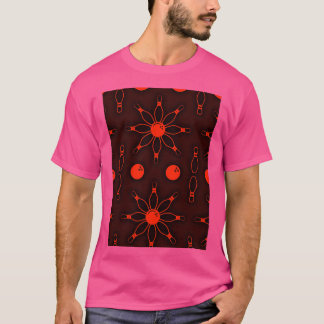 Bowling Red Seamless Wallpaper T T-Shirt