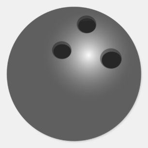 Bowling Runder Aufkleber