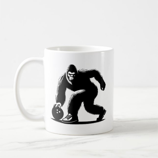 Bowling Sasquatch Kaffeetasse (Links)