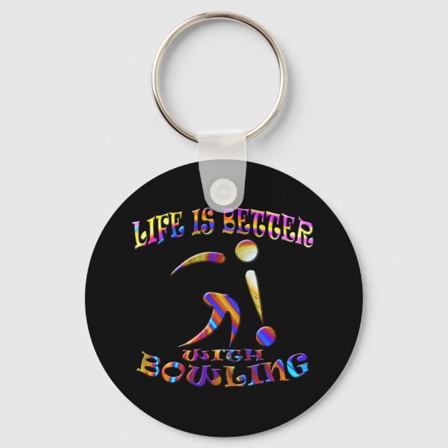 Bowling Schlüsselanhänger (Vorderseite)