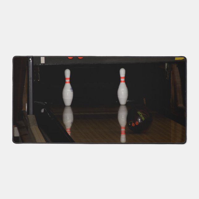 Bowling Schreibtischunterlage (Vorderseite)