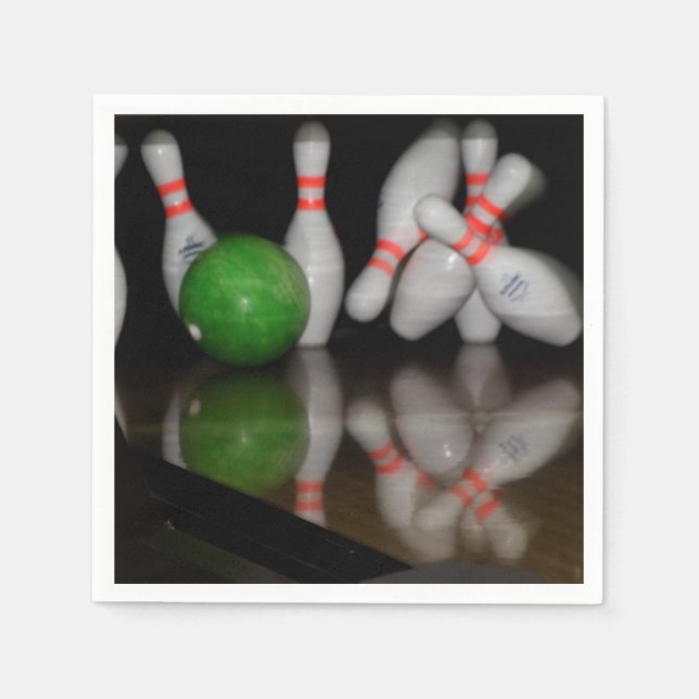 Bowling Serviette (Vorderseite)