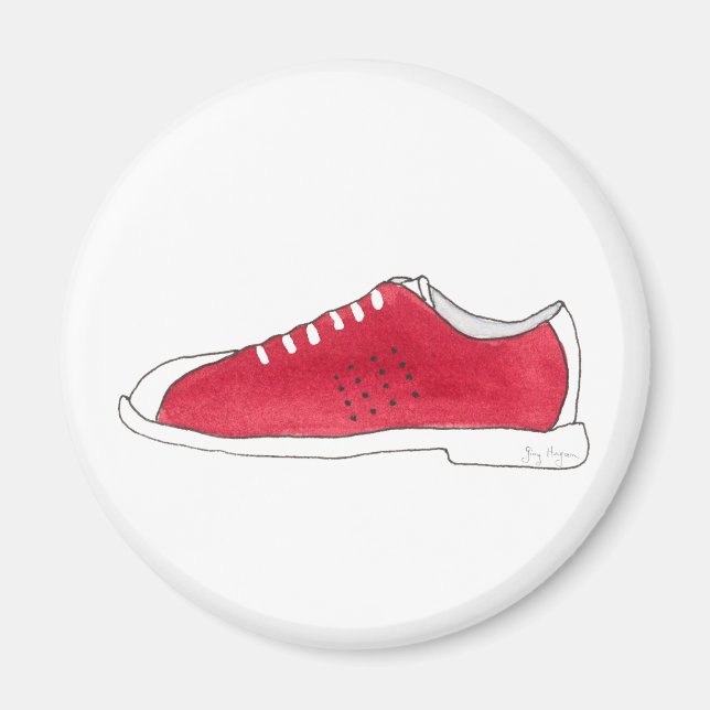 Bowling Shoe Magnet (Vorne)