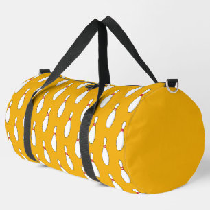 Bowling Skittle Pattern Duffle Bag