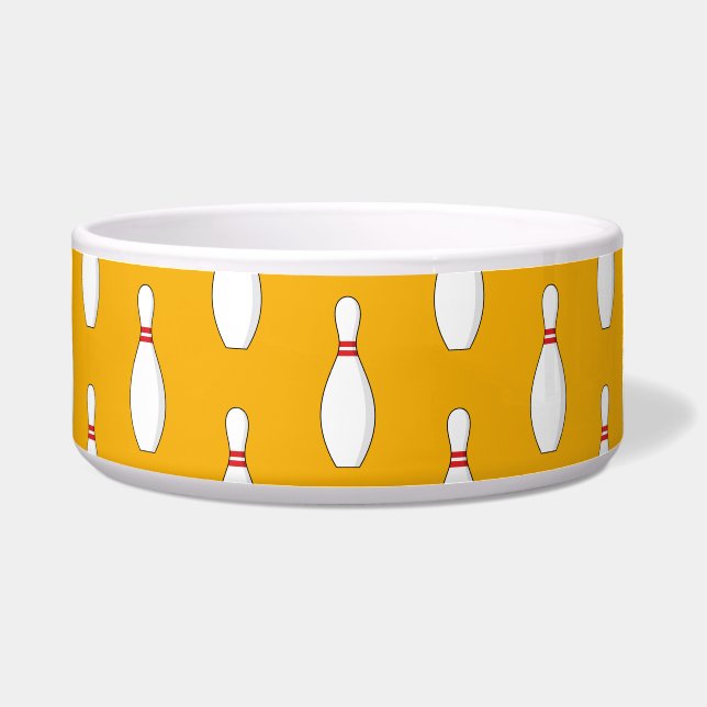 Bowling Skittle Pattern Napf (Vorderseite)