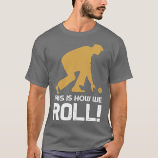Bowling Skittles Geschenk BUTTONE Buttone 2 T-Shirt