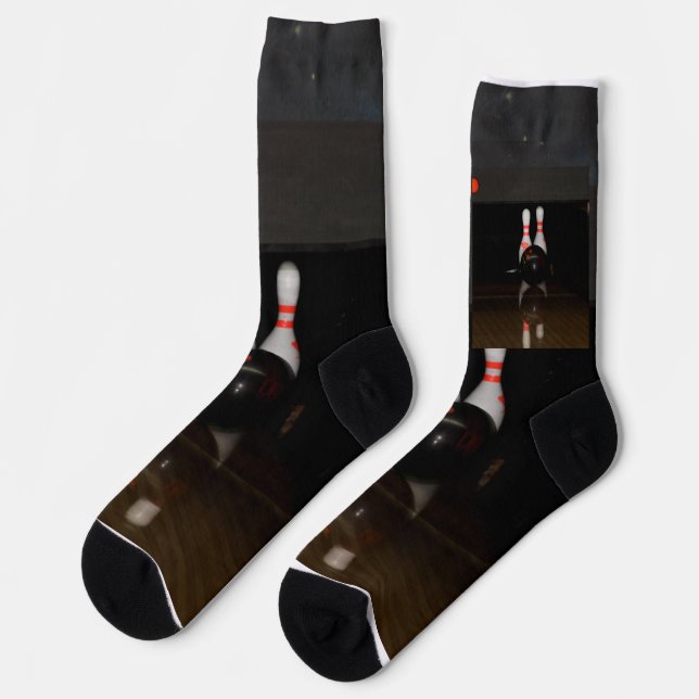 Bowling  socken (Linkes Detail)