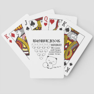 Bowling Spielkarten