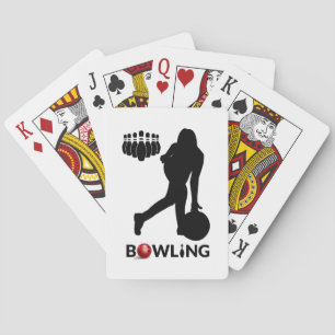 Bowling-Spielkarten Spielkarten