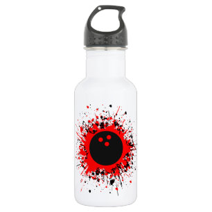 Bowling splats edelstahlflasche