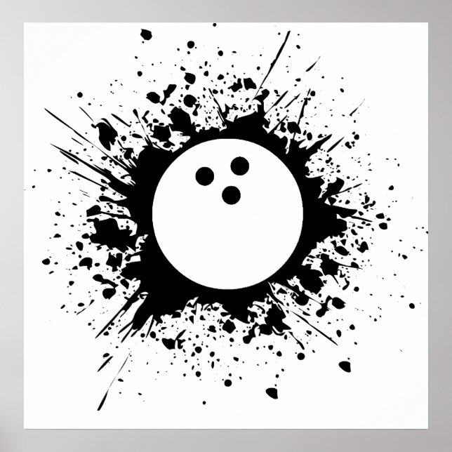 Bowling splatz poster (Vorne)