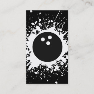 Bowling splatz visitenkarte