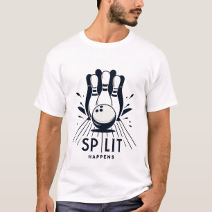 Bowling Split passiert T-Shirt