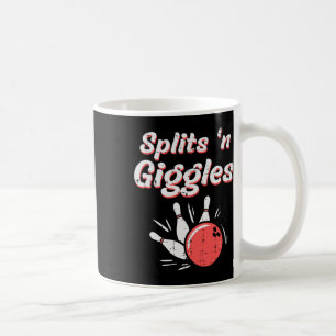 Bowling Splits N Giggles Bowler Kinder Frauen Männ Kaffeetasse