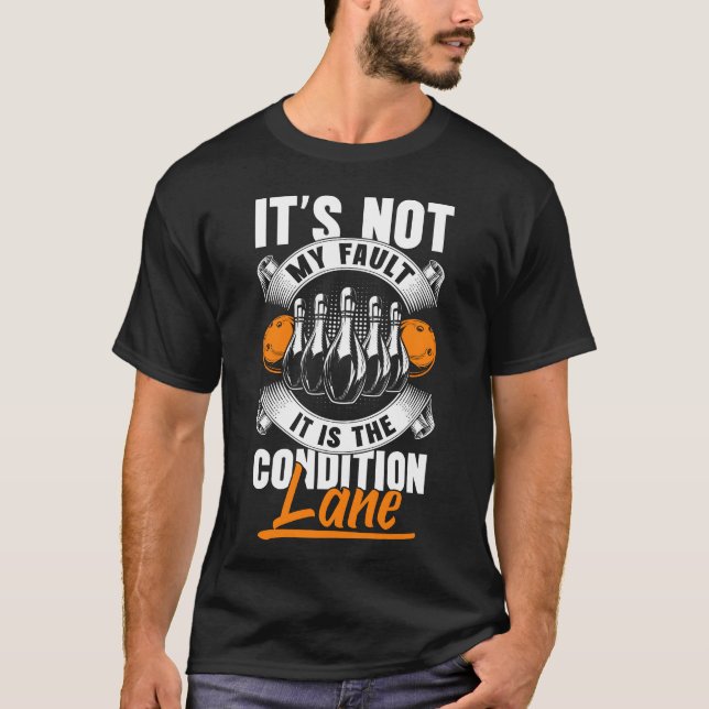 Bowling Sports Cone Player vintage T-Shirt (Vorderseite)