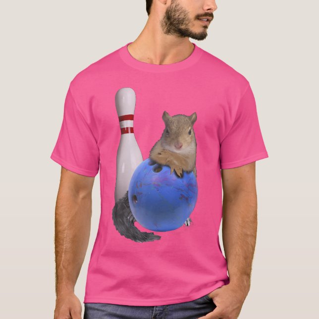 Bowling Squirrel T-Shirt (Vorderseite)
