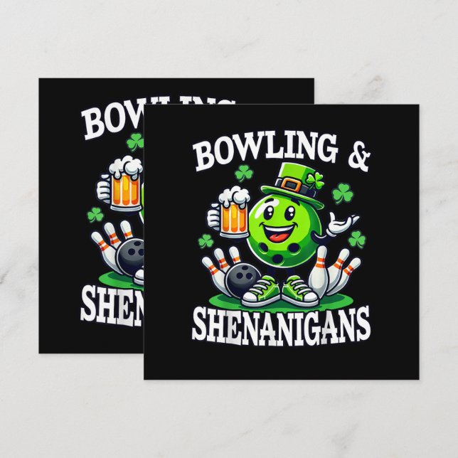 Bowling St. Patrick's Day Schabernack (Vorne/Hinten)