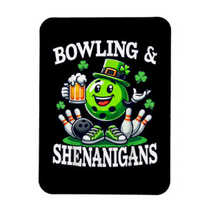Bowling St. Patrick's Day Schabernack Magnet