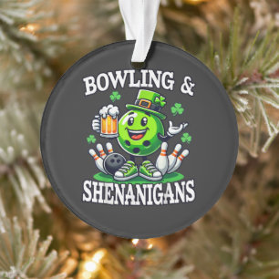 Bowling St. Patrick's Day-Unsinn Ornament