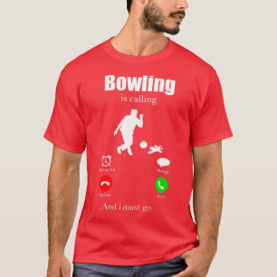 Bowling Strike Skittles Button Bowling Hall Spare T-Shirt
