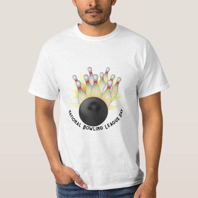 Bowling Strike T-Shirt (Vorderseite)