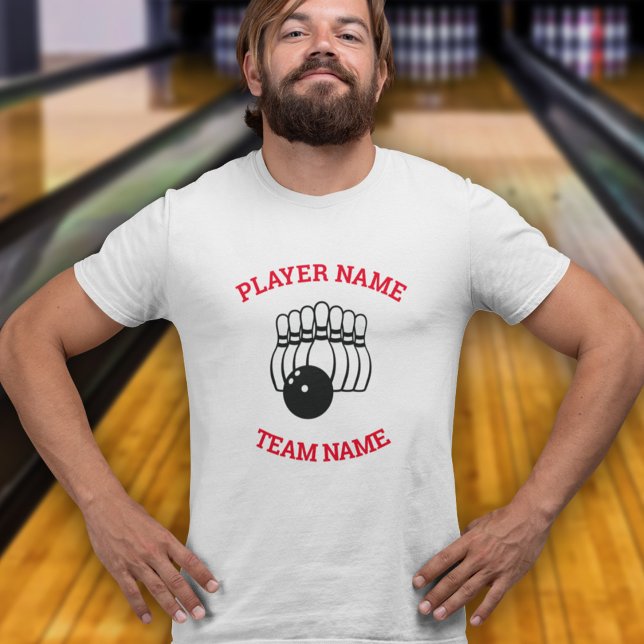 Bowling-Team-Logo T-Shirt (Von Creator hochgeladen)