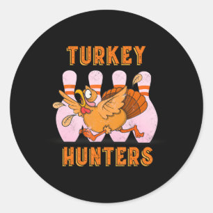Bowling Team Turkey Junters Runder Aufkleber
