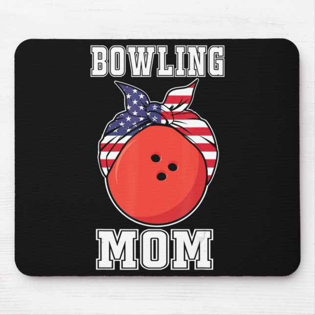 Bowling Teams MAMA Spieler & Geschenk für Bowling  Mousepad (Vorne)