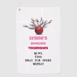 Bowling Techniques Bowling Handtuch