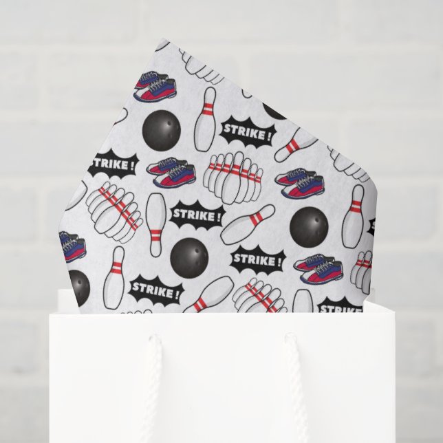 Bowling Toilettenpapier Seidenpapier (Geschenk Tasche)