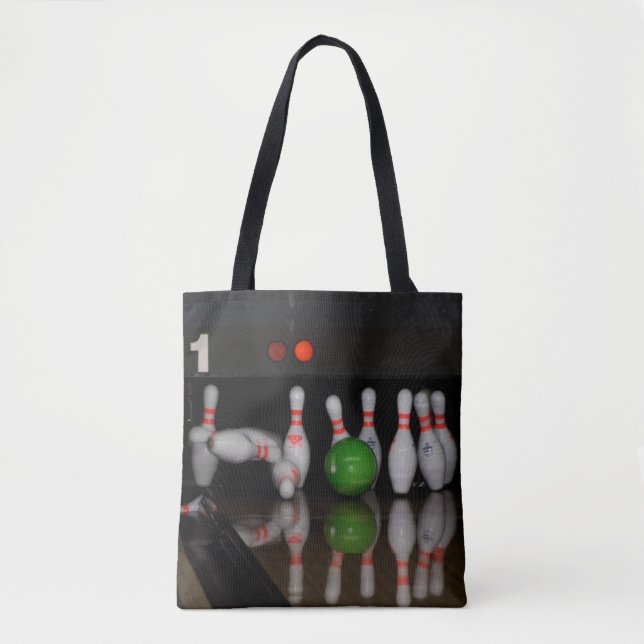 Bowling Tote Bag Tasche (Vorderseite)