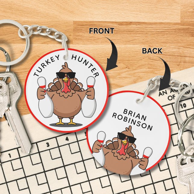 Bowling Turkey Hunter Keychain (Créateur téléchargé)