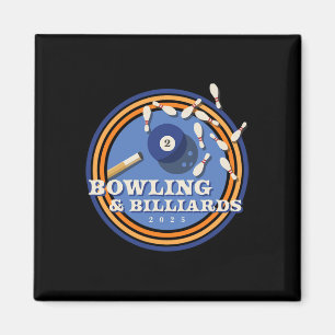 Bowling und Billard - 2 l Magnet