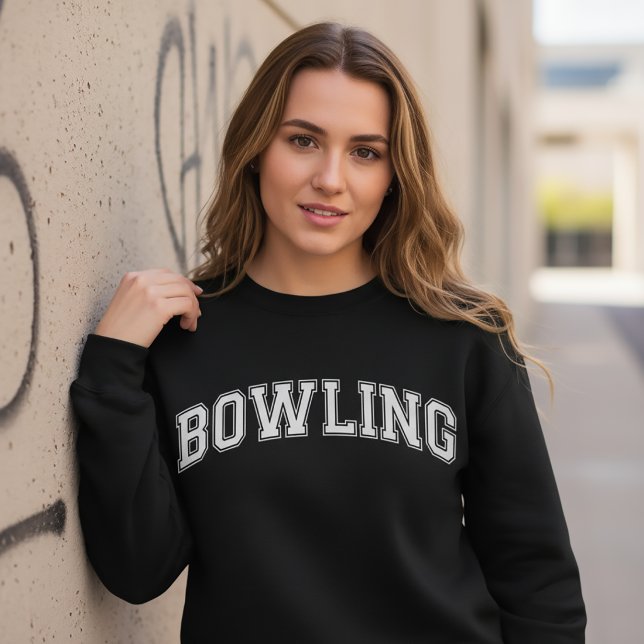 BOWLING University-Style Pullover Amerika College (Von Creator hochgeladen)