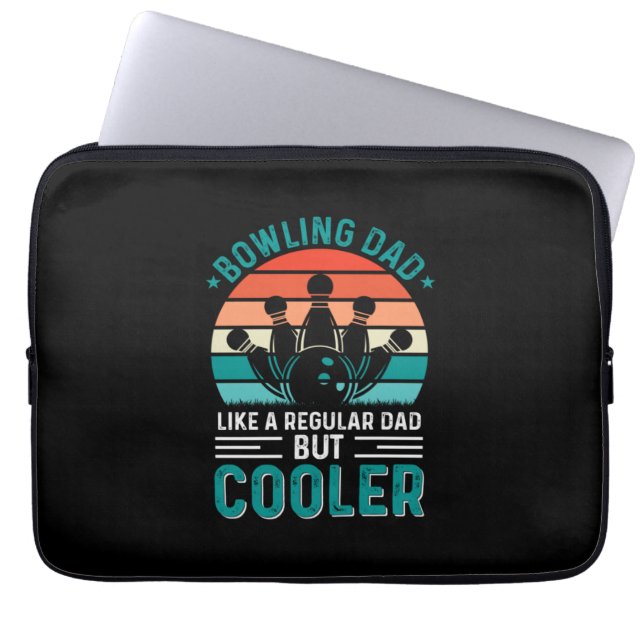 Bowling Vater Laptopschutzhülle (Vorderseite)