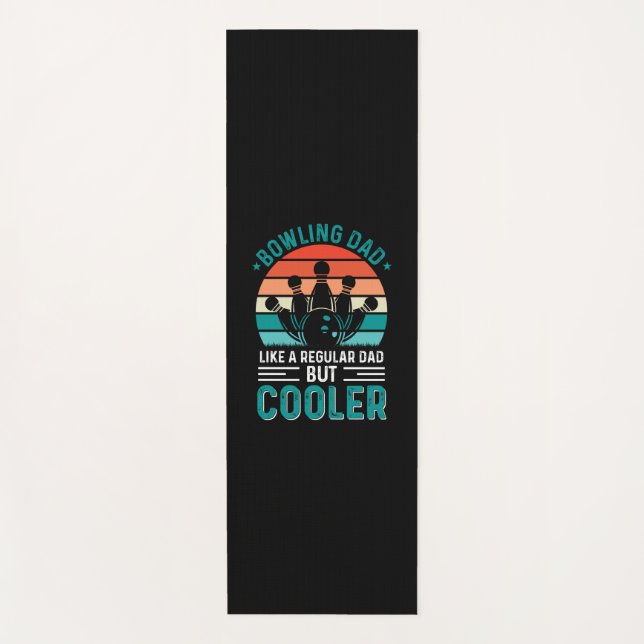 Bowling Vater Yogamatte (Vorderseite)
