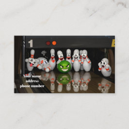 Bowling visitenkarte