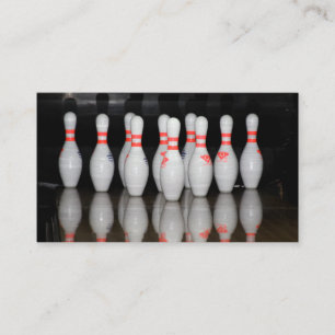 Bowling-Visitenkarten Visitenkarte