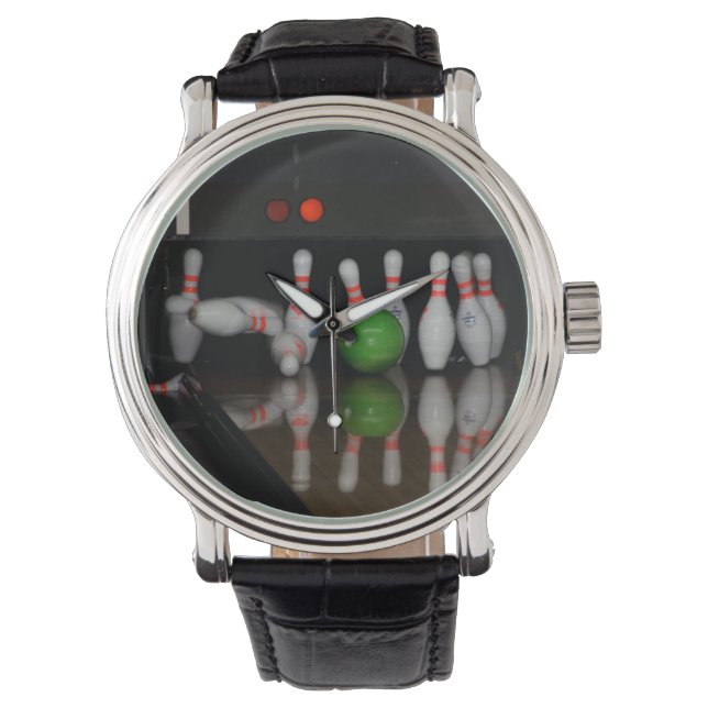 Bowling Watch Armbanduhr (Vorderseite)