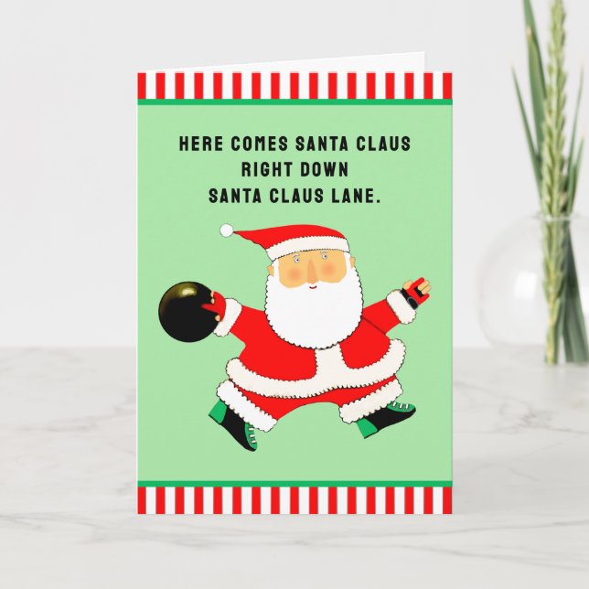 Bowling Weihnachten (Vorderseite)