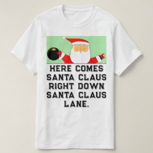 Bowling Weihnachten T-Shirt