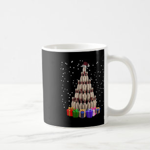 Bowling-Weihnachtsbaum Lustiger Weihnachten Passen Kaffeetasse