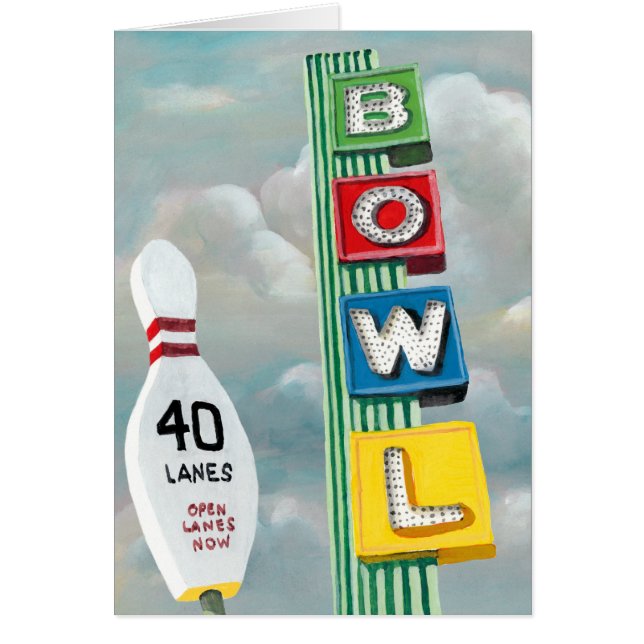 Bowlingbahn-Kunstwerk (Vorne)
