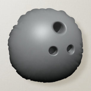 Bowlingball Rundes Kissen