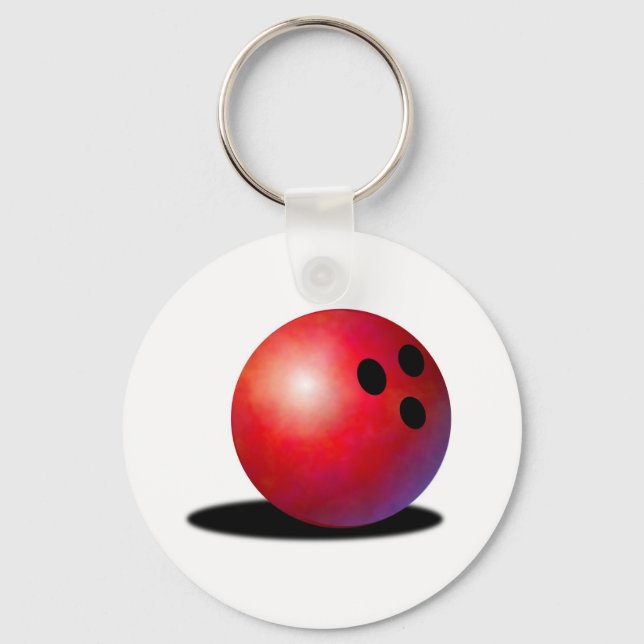 Bowlingball Schlüsselanhänger (Vorderseite)