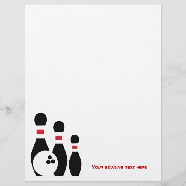 Bowlingball und Buttone Flyer (Vorderseite)