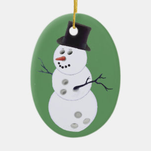Bowlingbowlers-Weihnachtsgeschenk-Verzierung Keramikornament